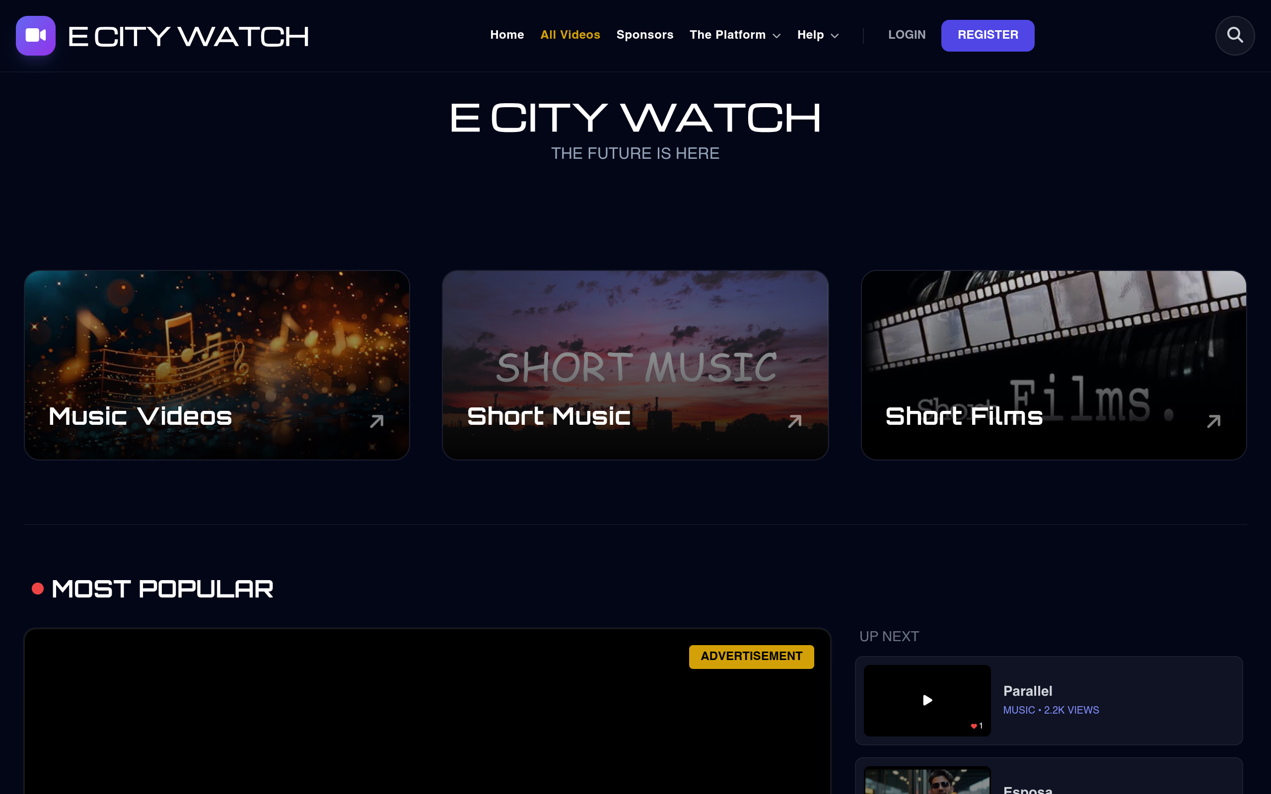 Homepage preview of ecitywatch.com